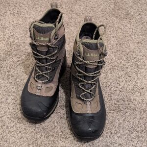 L.L. Bean Black and Brown Outdoor Boots